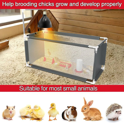 Chicken Brooder Box Starter Kit, 10.6 ft³ Indoor