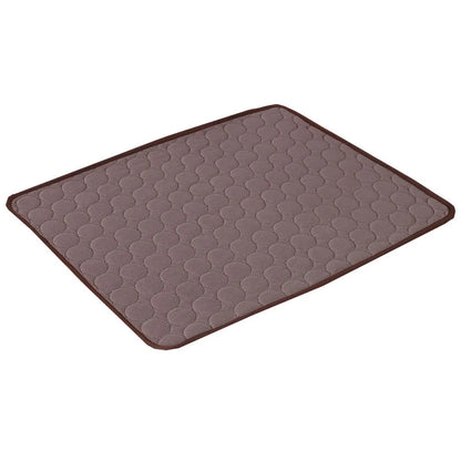 Brown textured mat on a white background