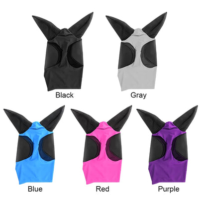 Anti Fly Stretchy Knitted Mesh Mask Ear Protection