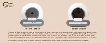 Self-Cleaning Cat Litter Box App Control, ONLY Supports 2.4G WiFi