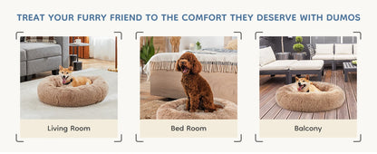 Calming Bed for Medium to Large Dogs Washable