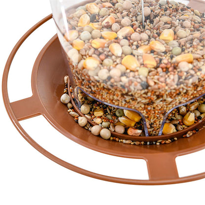 Bird Feeder Automatic Foot Feeding Hanging Dispenser