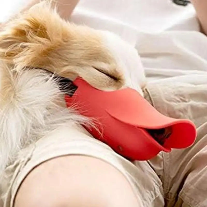 Silicone Duck Muzzle Mask  Anti Bite Stop Barking