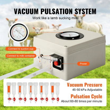 Milking Machine Stainless Steel Automatic Pulsation Cup Tubes
