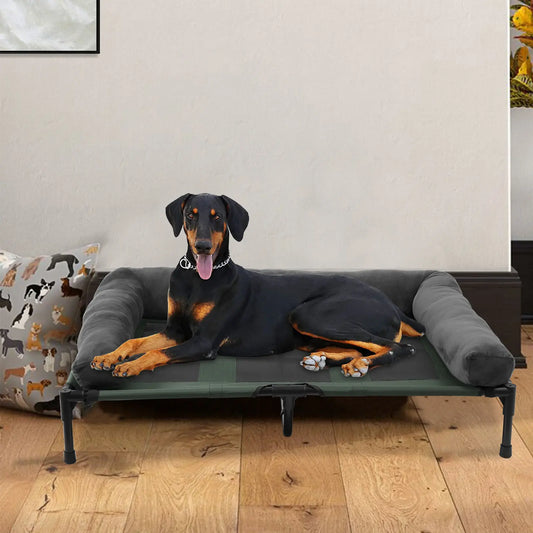 Bed for Dogs and Cats Indoor Outdoor Elevated Pet Lounger L XL 2XL