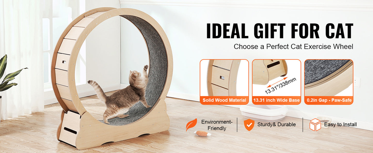 Wooden Cat Exercise Whee