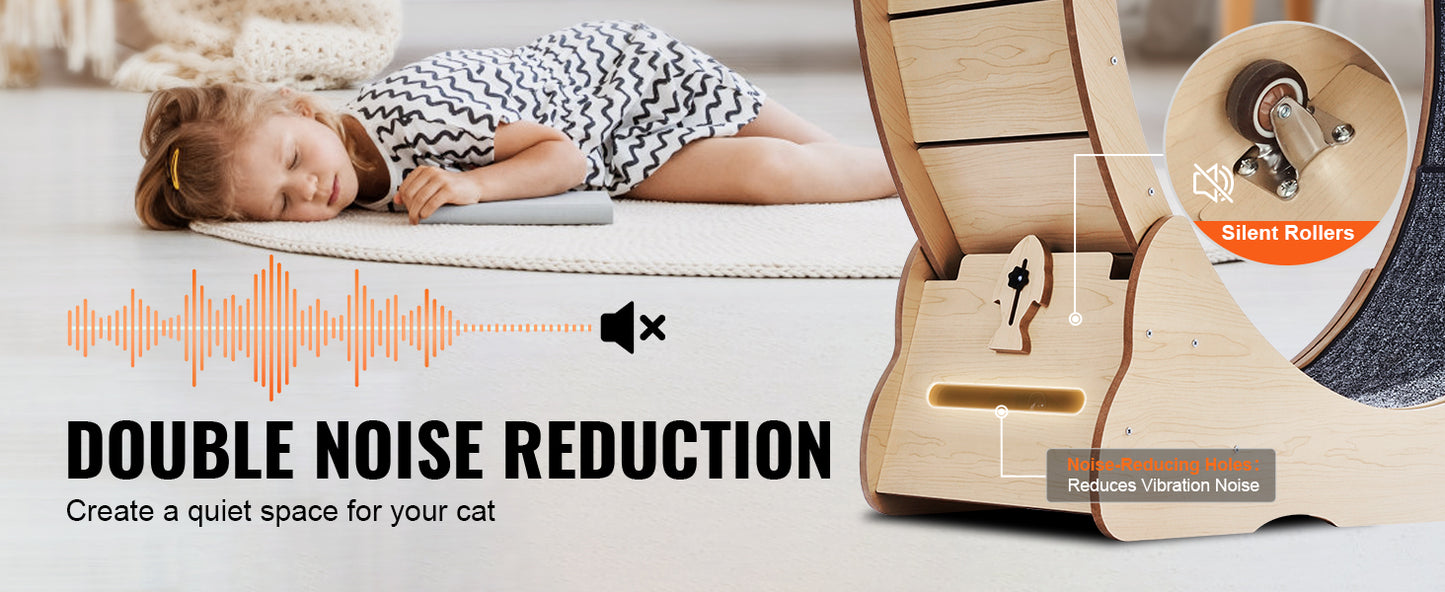Wooden Cat Exercise Whee