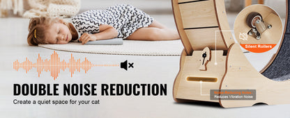 Wooden Cat Exercise Whee