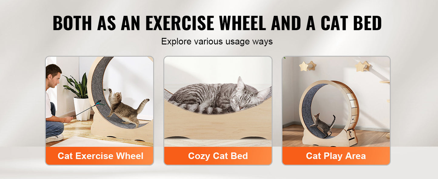 Wooden Cat Exercise Whee
